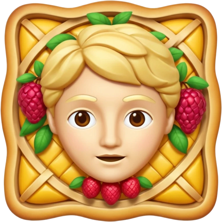 tart food in 3d memoji style emoji