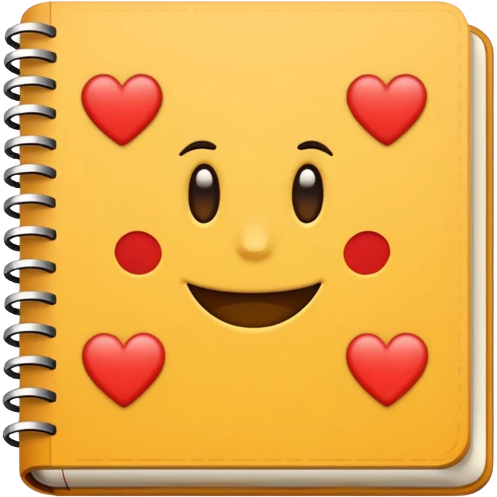 patterned notebook emoji