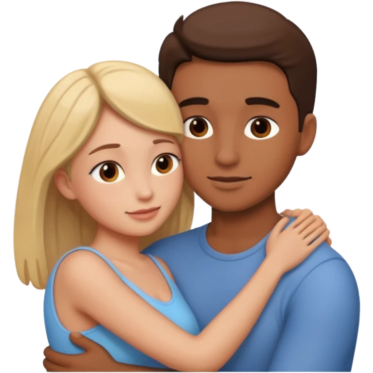 realistic intimate moment captured emoji