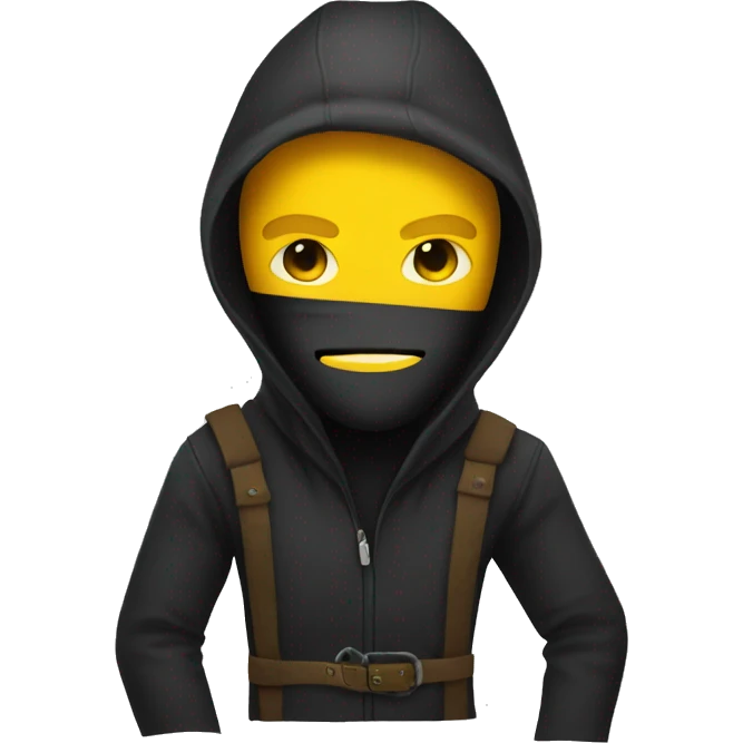 robber with yellow face  emoji
