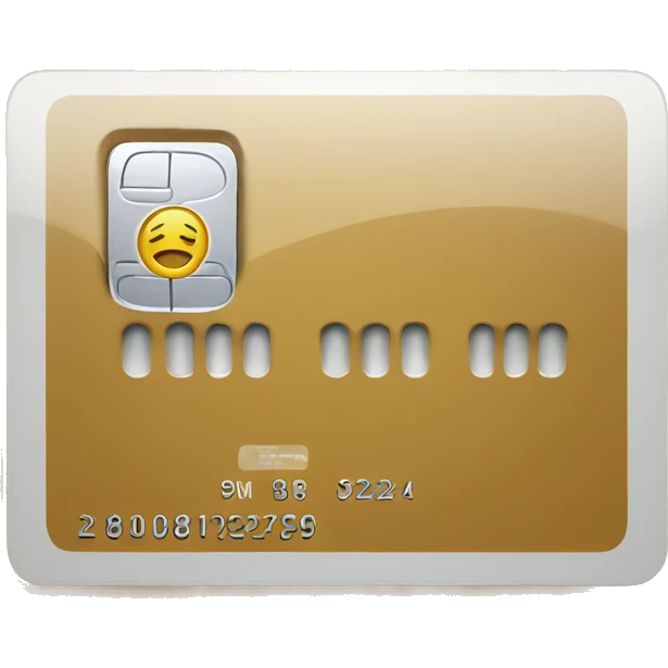 credit card icon Botton  emoji