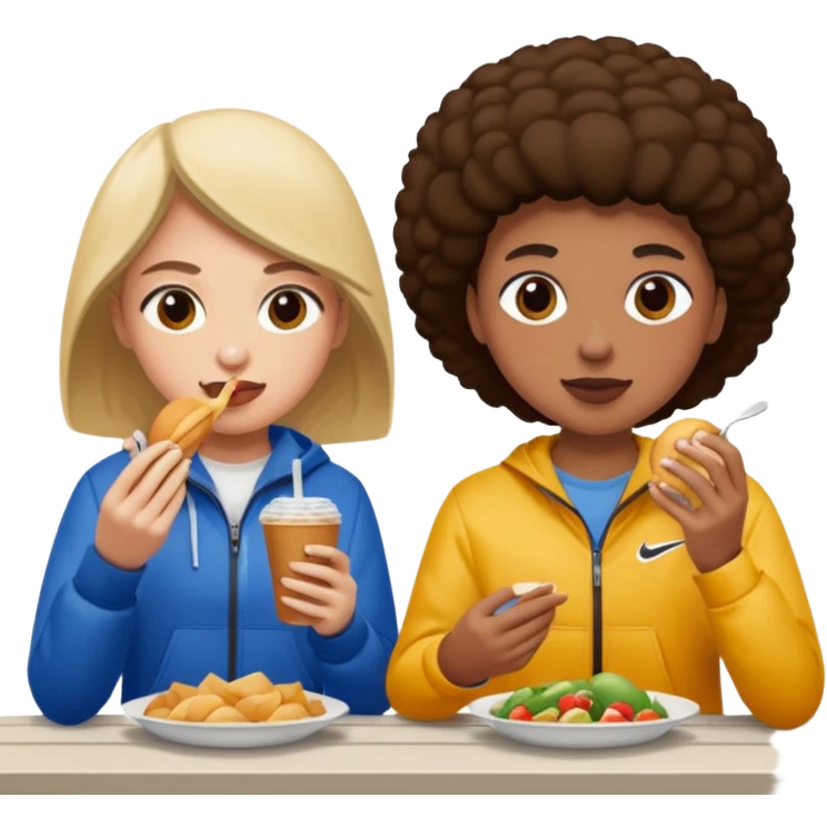 i want two person nicke eatche athore emoji