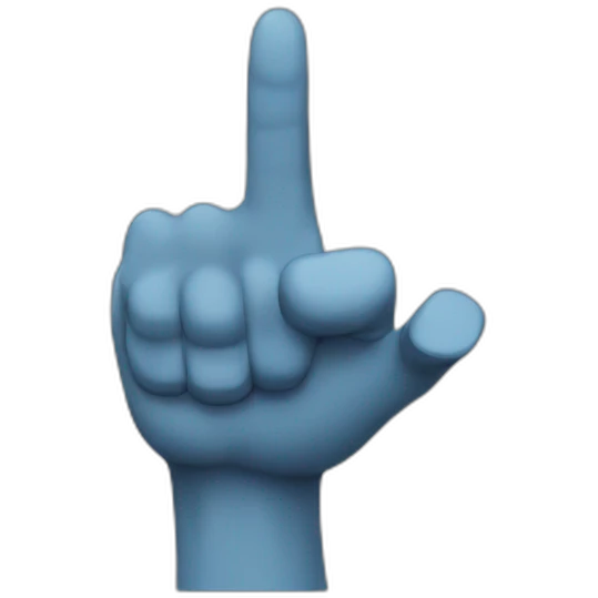 pointing you emoji