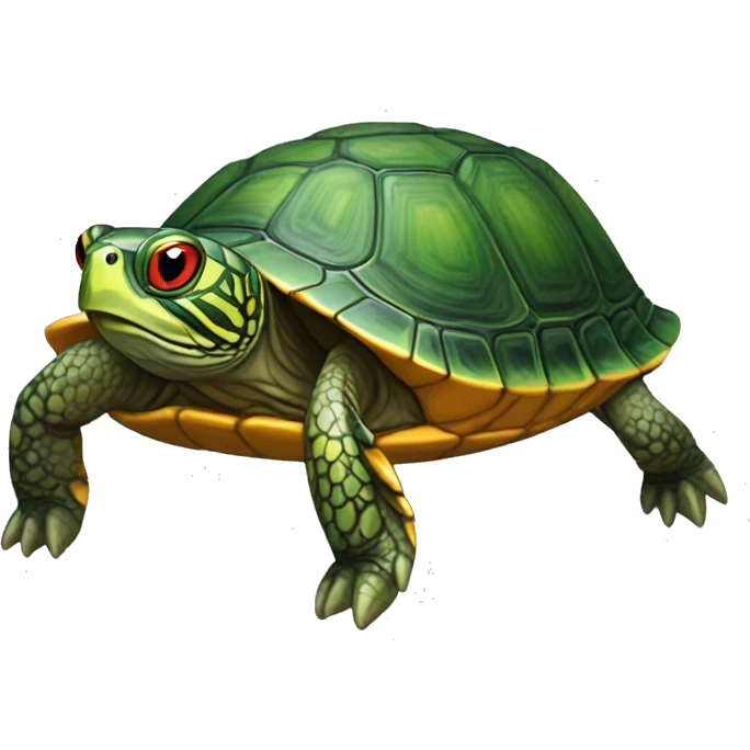 Red-Eared Slider turtle terrapin emoji