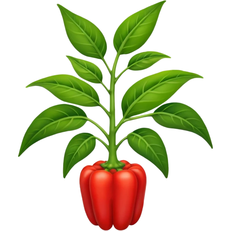 pepper plant, full plant emoji