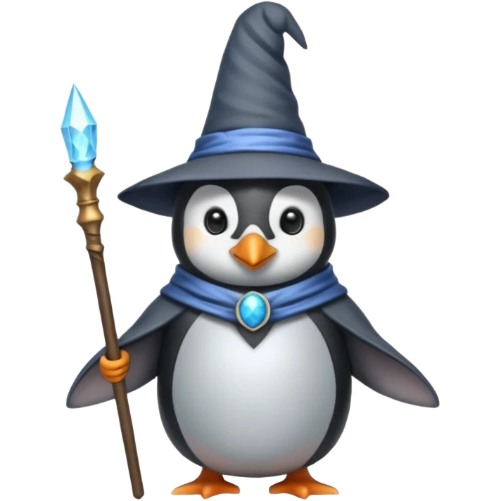 Penguin Wizard emoji