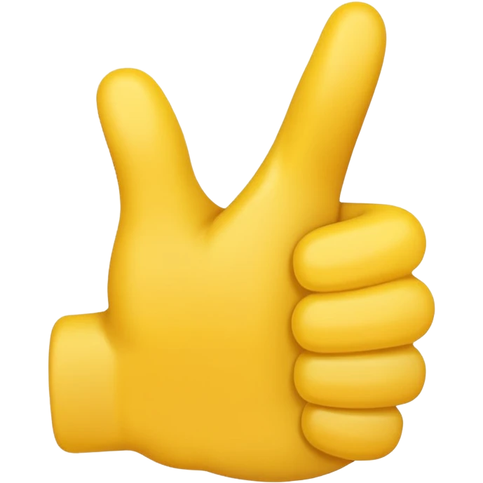 thumbs up emoji, positive and bold emoji