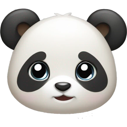 Busy baby panda emoji