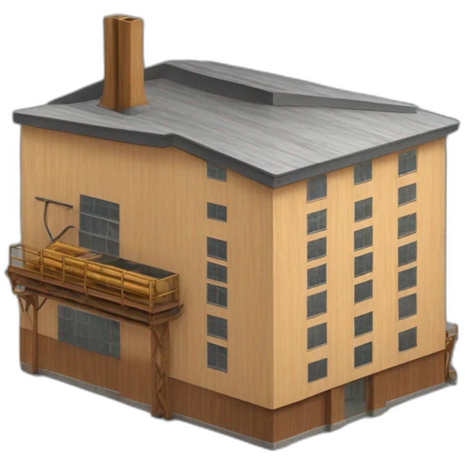 modern lumber factory emoji