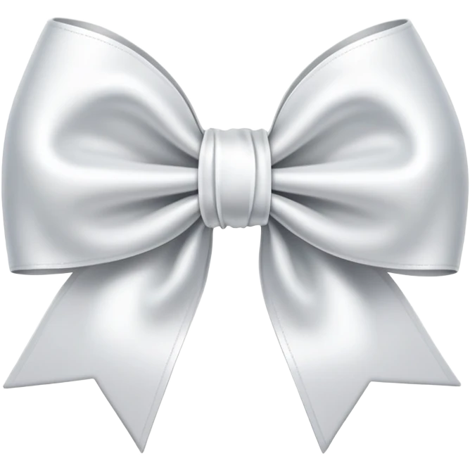 White bow emoji