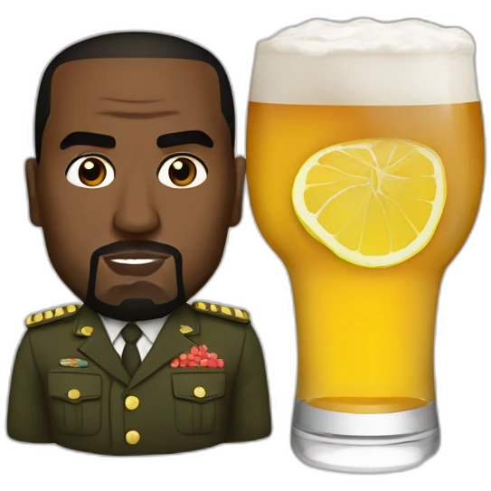 Kanye West and Atatürk drink rakı emoji