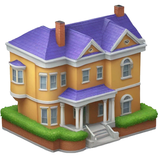 Rainbow mansion emoji