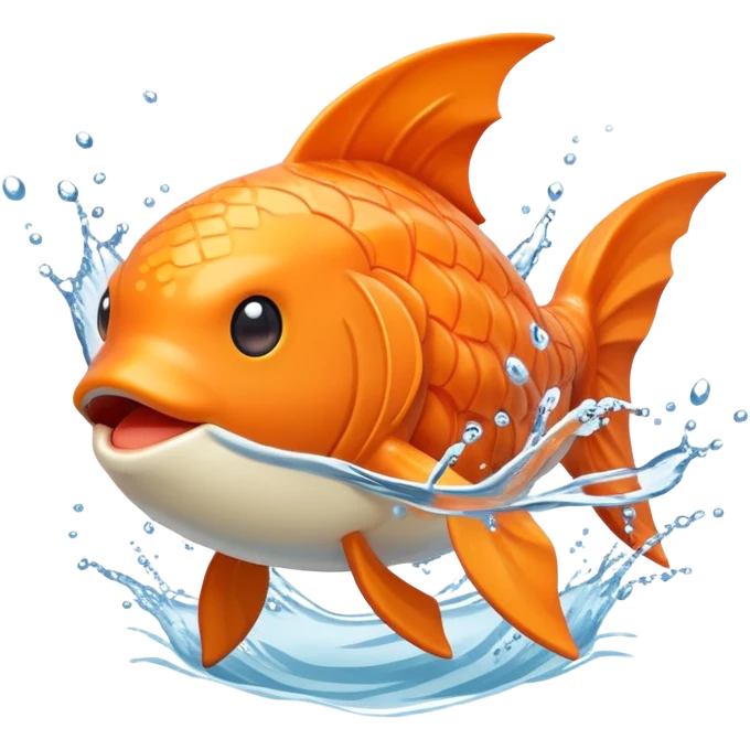 Magikarp Pokémon jumping emoji