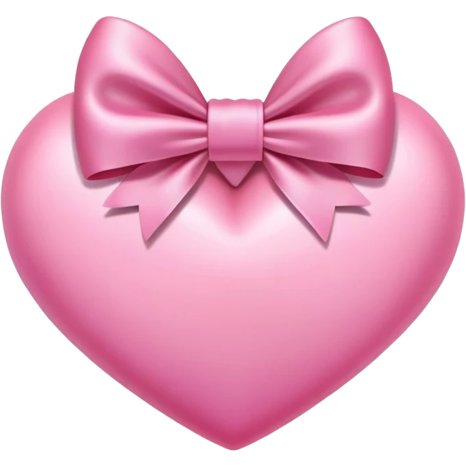 Pink Heart with bow  emoji