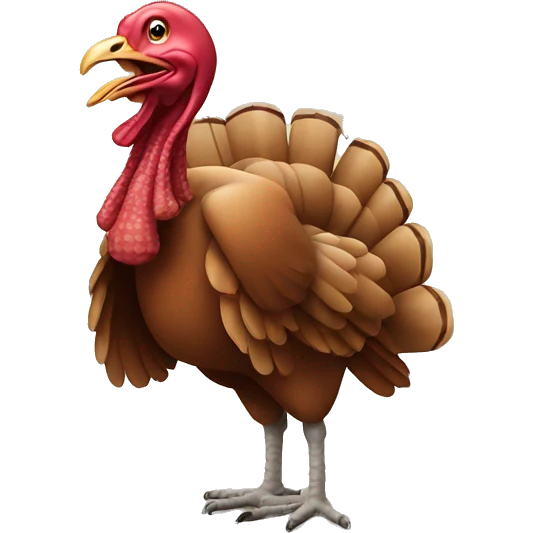 Turkey smoking a turkey  emoji