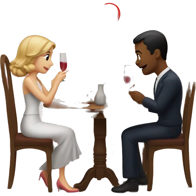 Romantic dinner emoji