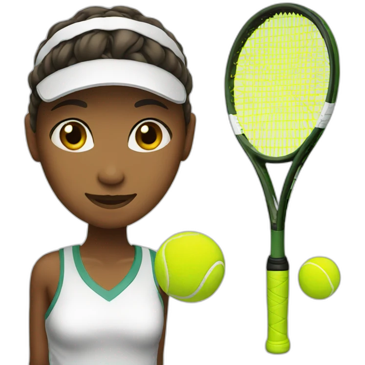 tennis player woman emoji