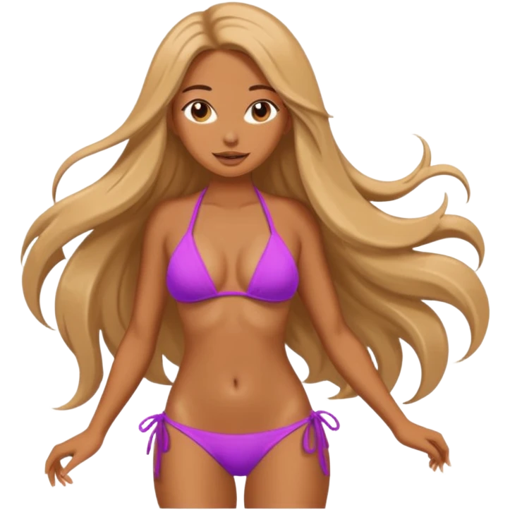 Fille sexy en maillot de bain fille toute nu  emoji