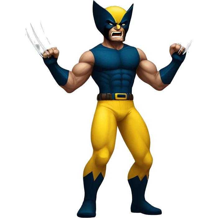 full body wolverine emoji