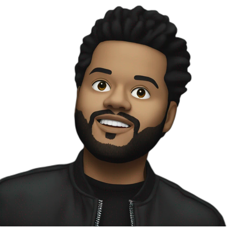 The weeknd from his blinding lights music videos emoji