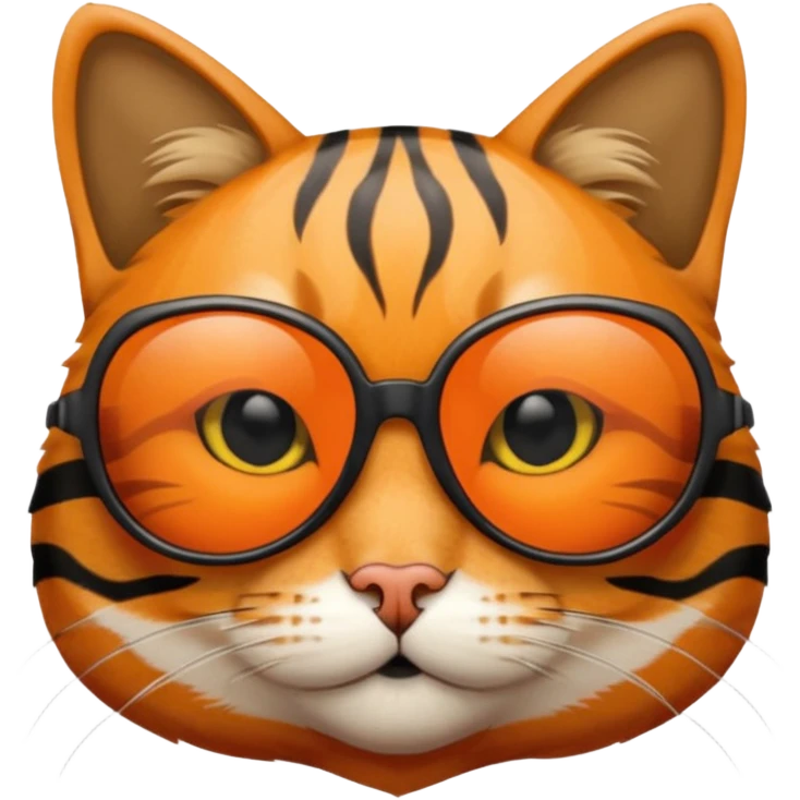 Cat wearing sunglasses emoji