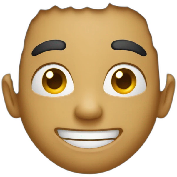 Visage excité emoji