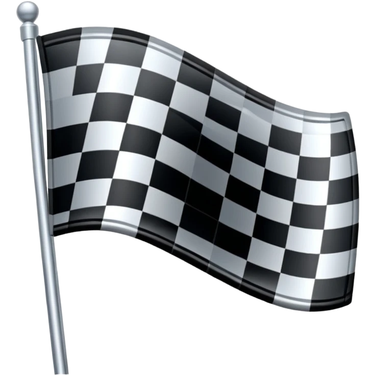 sorayama Chequered flag emoji
