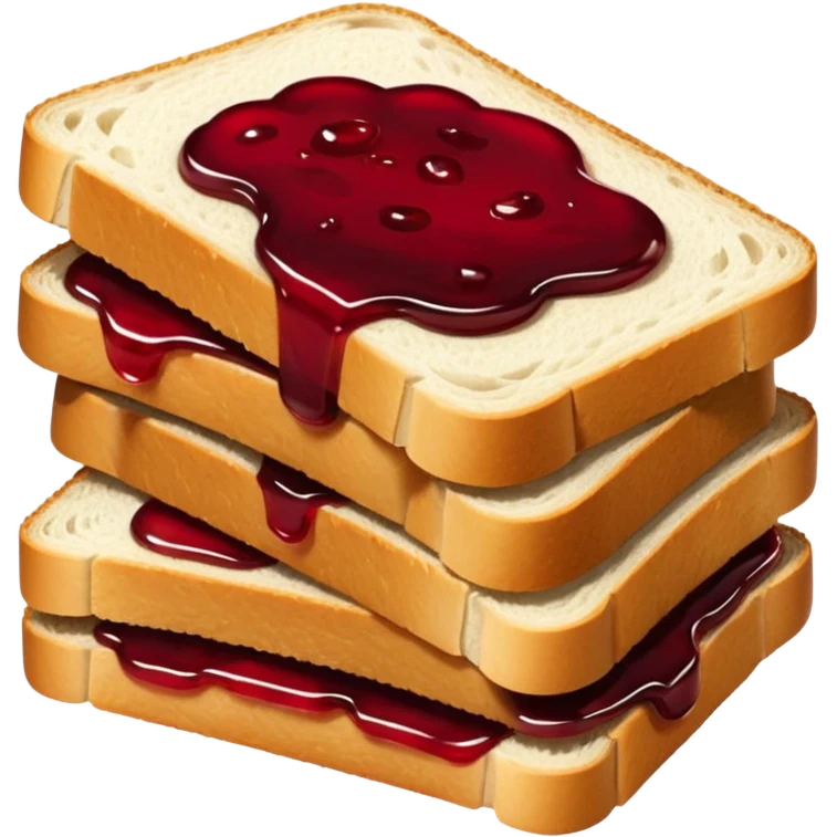 make a jam sandwich sliced  emoji