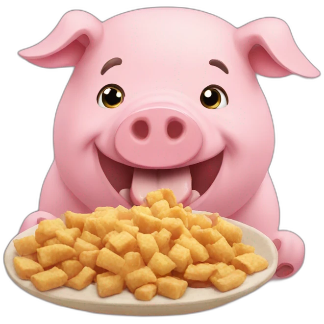 Hakimi eating a pig emoji