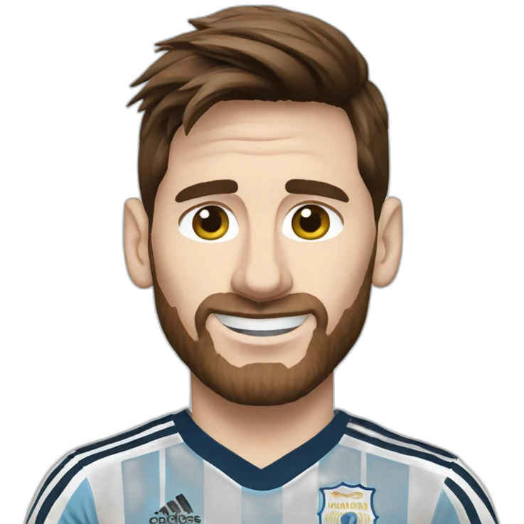Lionel messi in Argentina kit emoji