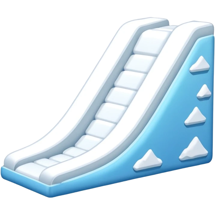 snow slope kicker without ice emoji