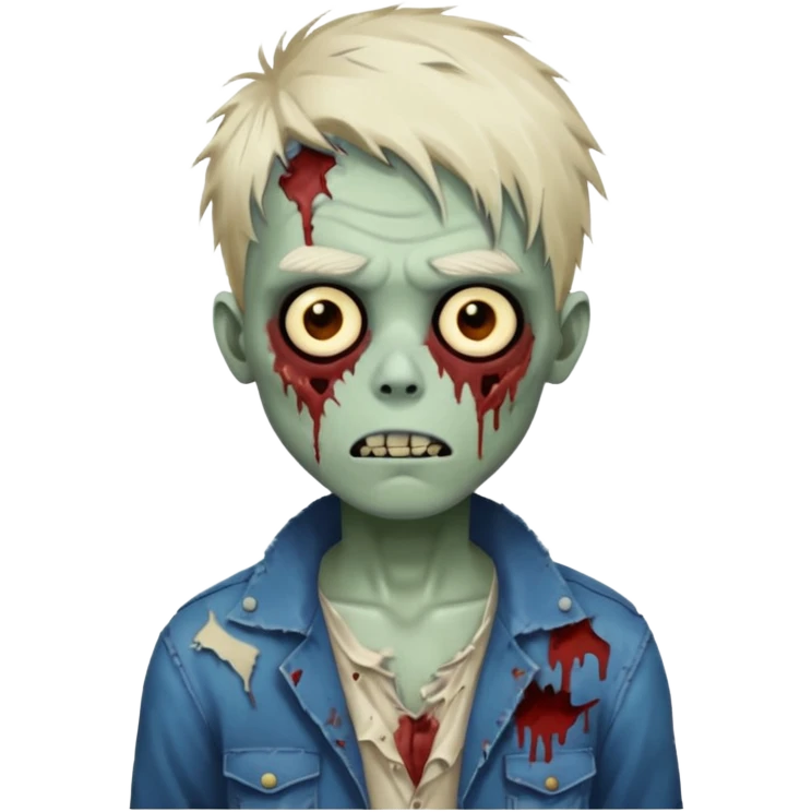 garoto zumbi emoji