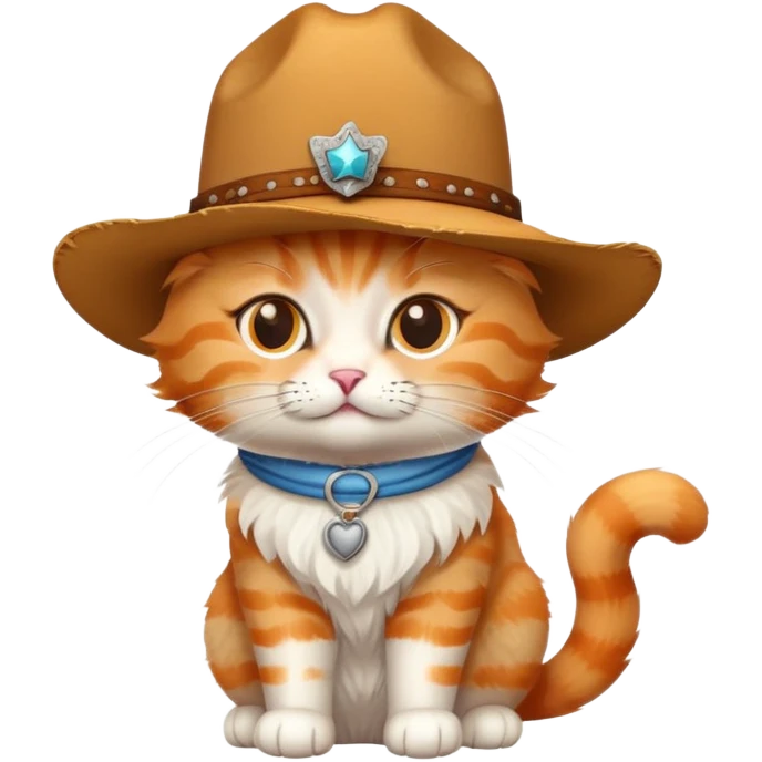 cat with cowboy hat emoji