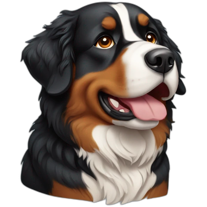 Bernese mountain dog emoji