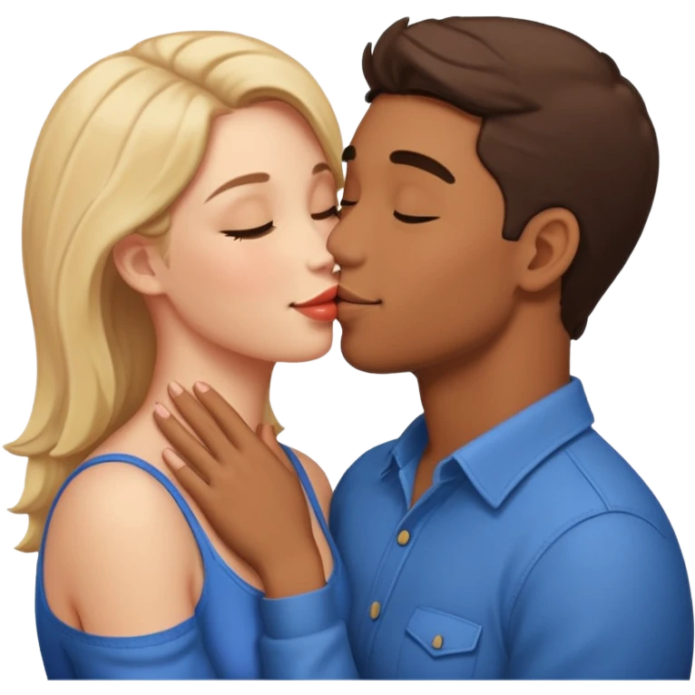 Un mossieur et une dame qui baise emoji