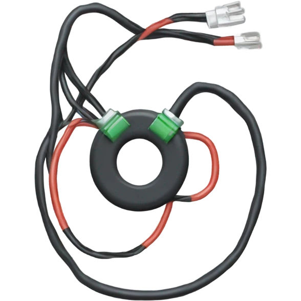 law of ohm: ring of( cable positive battery  resistor negative battery) emoji