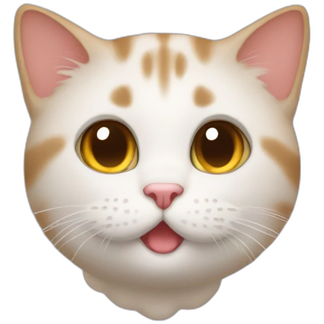 Upside-down cat emoji