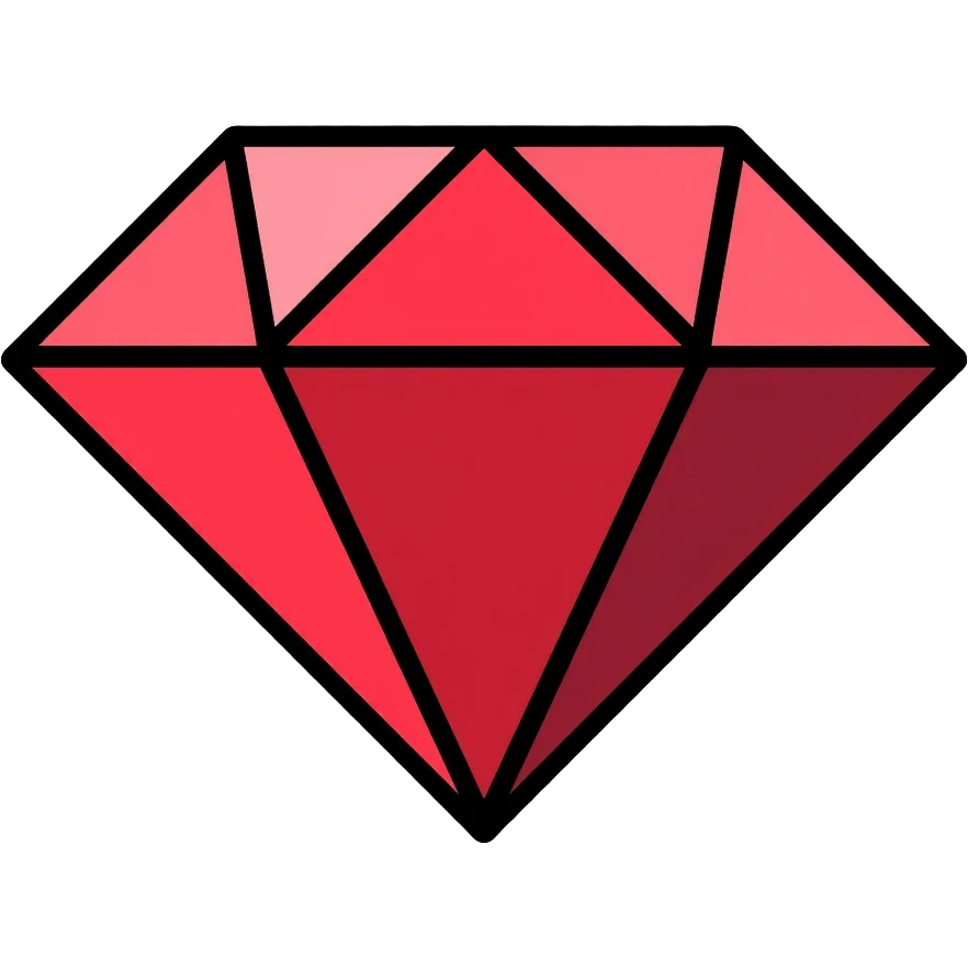red diamond emoji