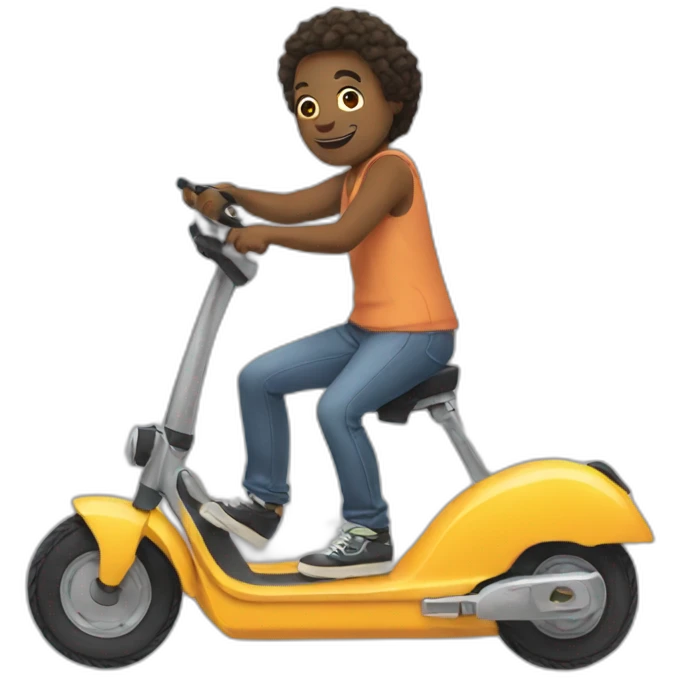 Trottinettes freestyle emoji