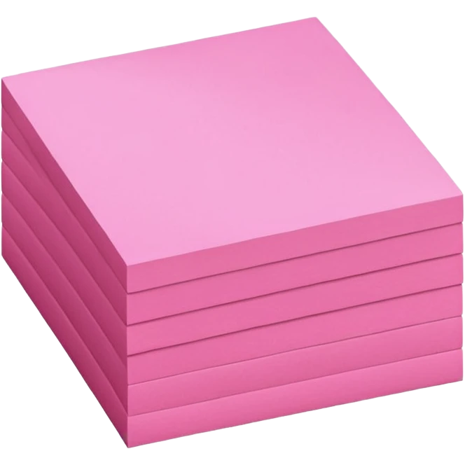 pink post-it notes emoji
