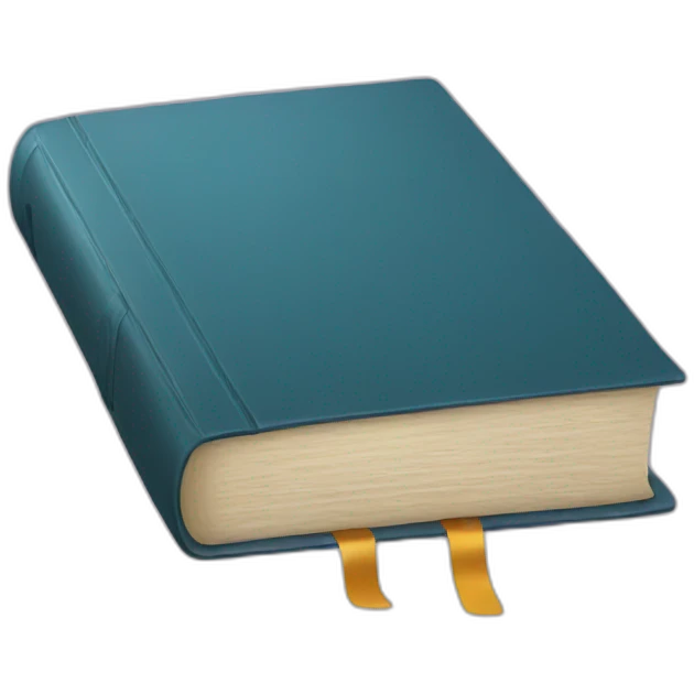 Book with face emoji