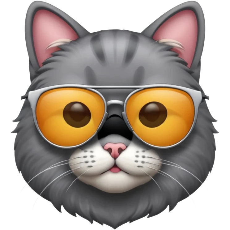 Cat wearing sunglasses emoji