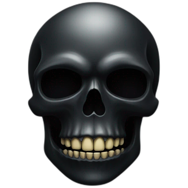 darkness skull emoji