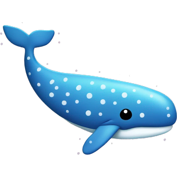 whale with dots emoji