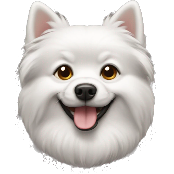 Spitz dog emoji