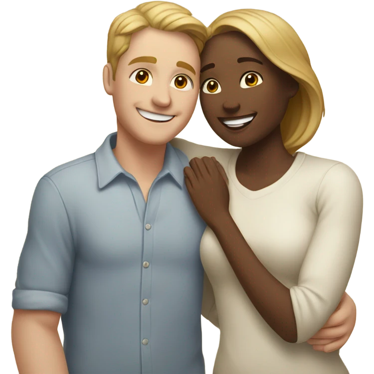 A white couple  emoji