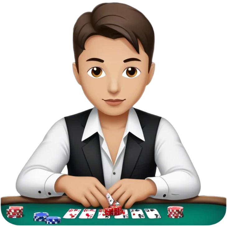 elone musk qui joue au poker avec winamax emoji