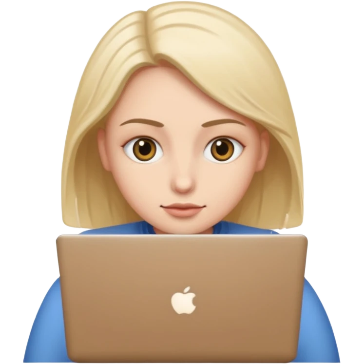 one with lap top one with one emoji