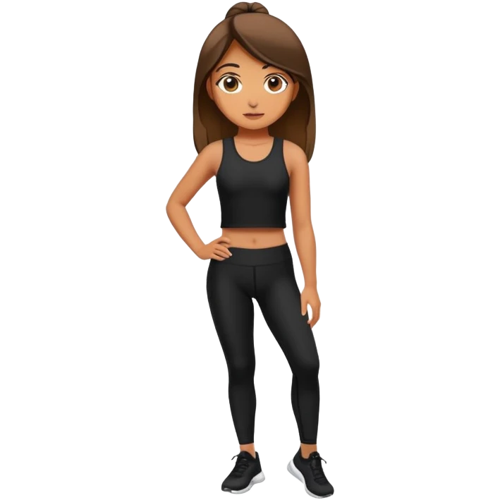 Girl in leggings emoji