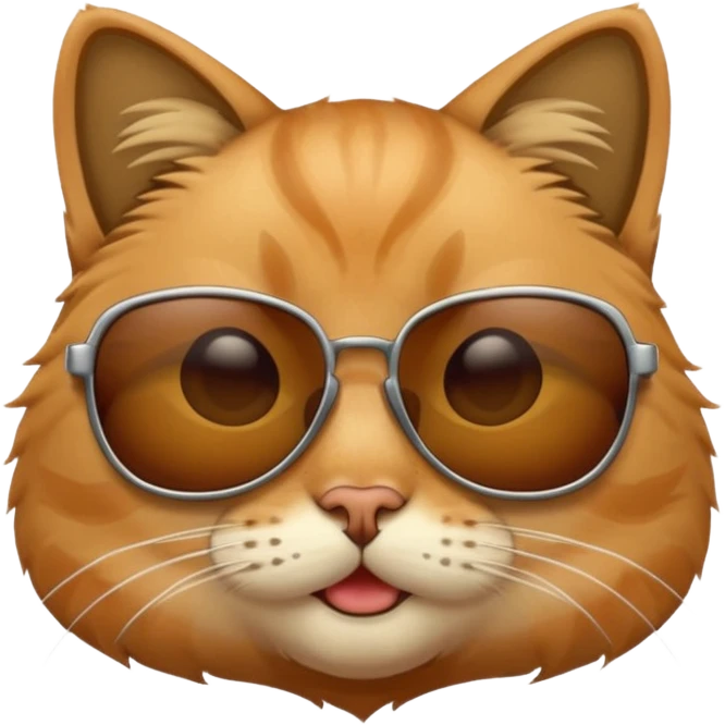 Cat wearing sunglasses emoji